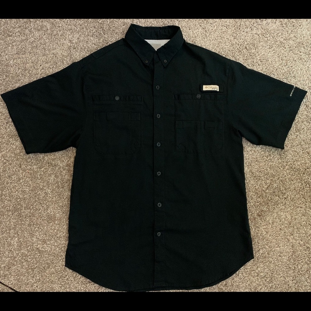Men’s Small Columbia PFG Black Shirt